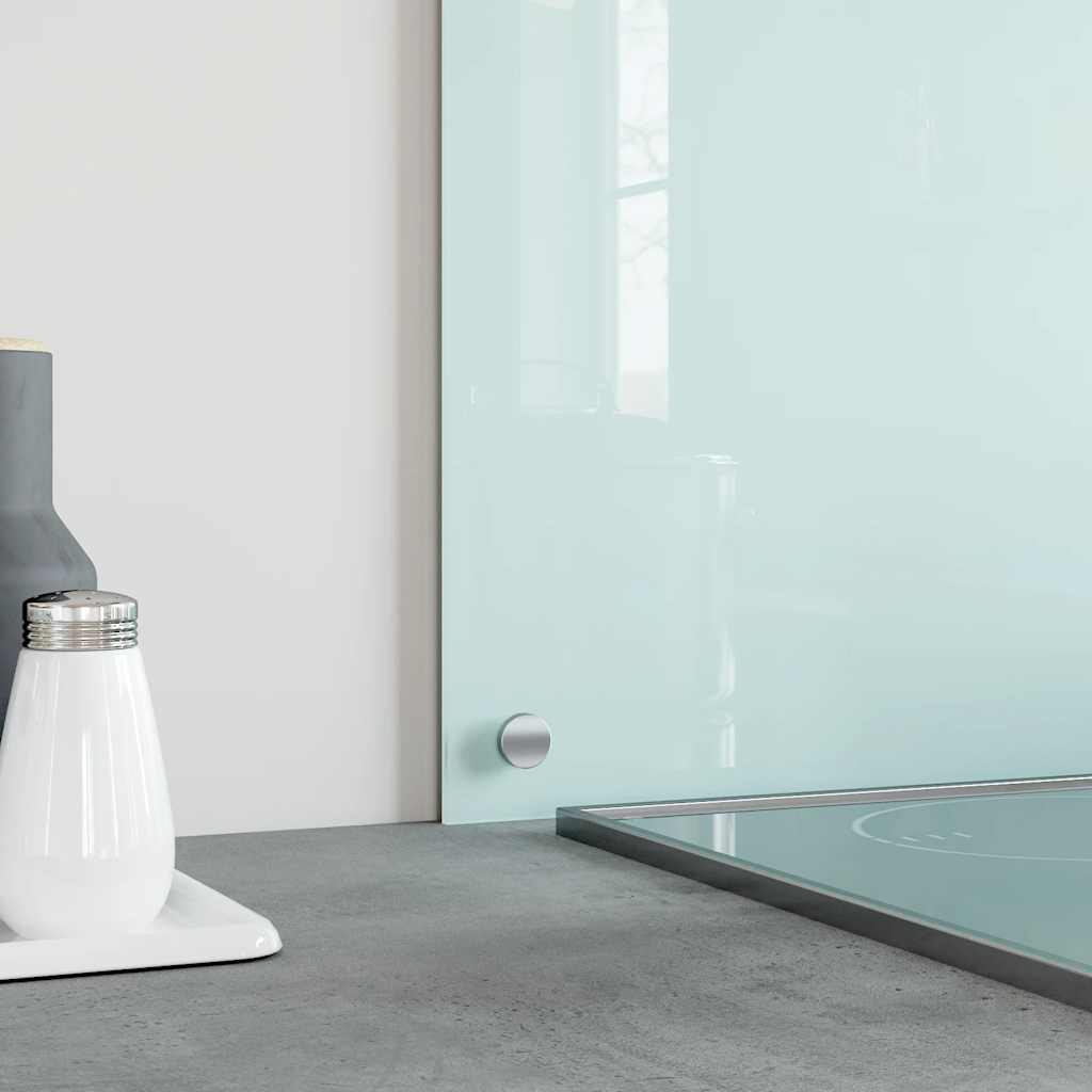 Kitchen Backsplash White 70 x 60 cm Tempered Glass