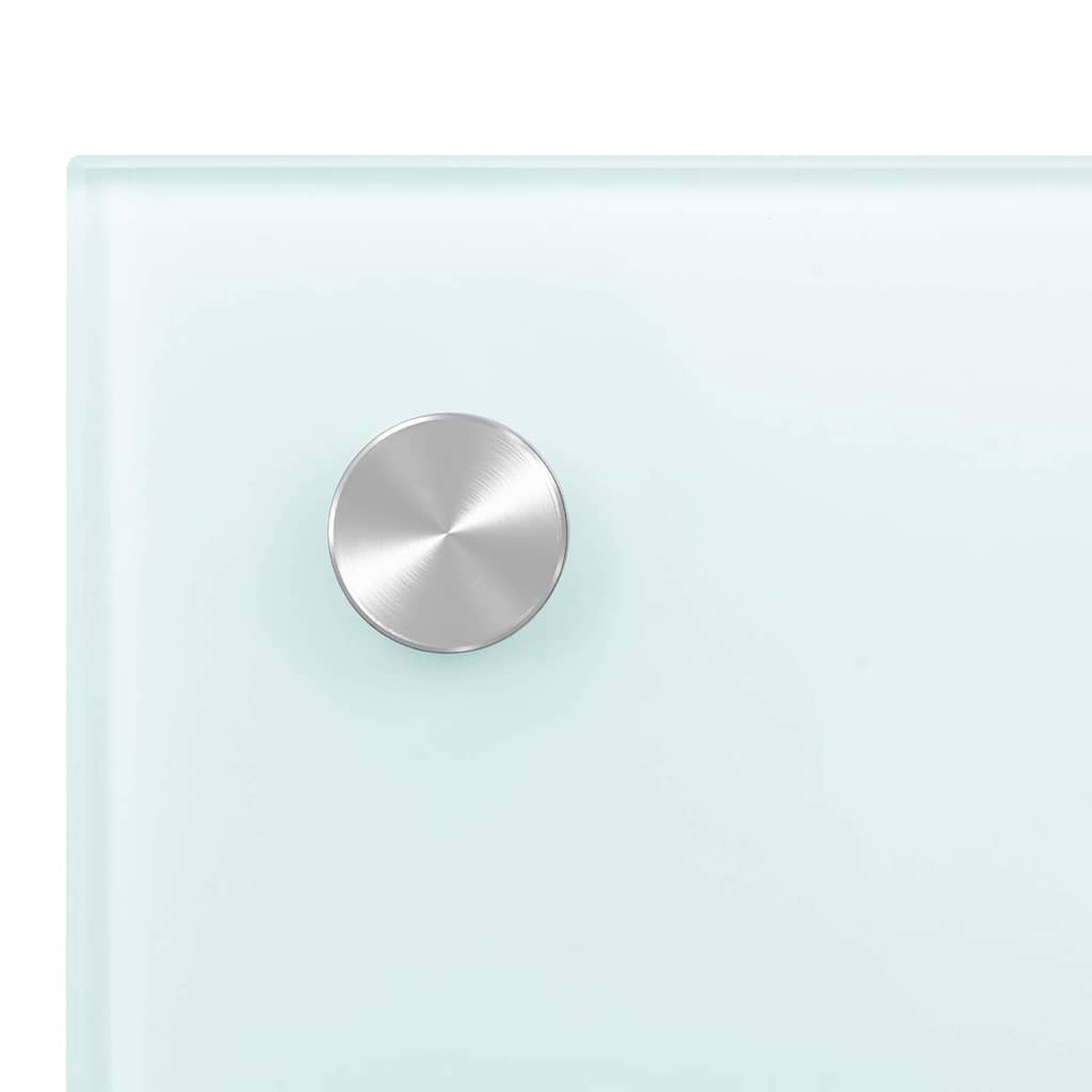 Kitchen Backsplash Milk 80 x 50 cm Tempered Glass