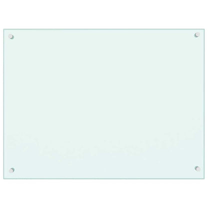 Kitchen Backsplash Milk 80 x 60 cm Tempered Glass