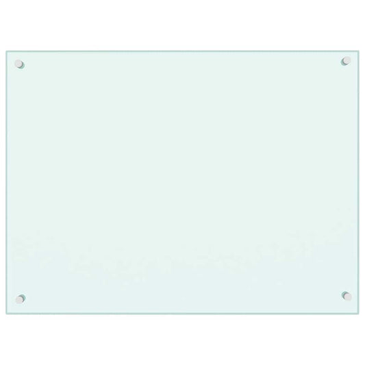 Kitchen Backsplash Milk 80 x 60 cm Tempered Glass
