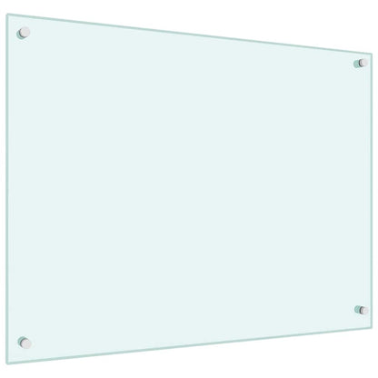 Kitchen Backsplash Milk 80 x 60 cm Tempered Glass