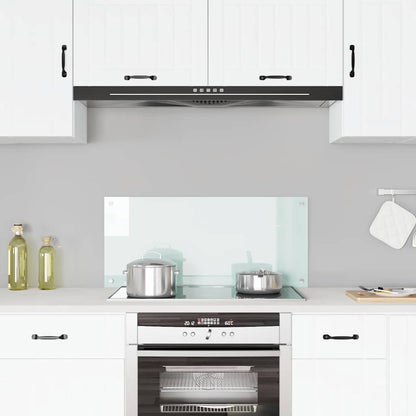 Kitchen Backsplash Milk 90 x 40 cm Tempered Glass