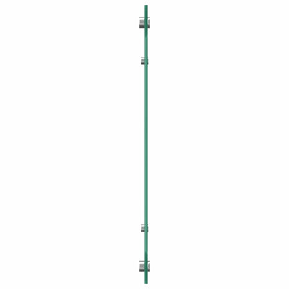 Kitchen Backsplash White 90 x 50 cm Tempered Glass