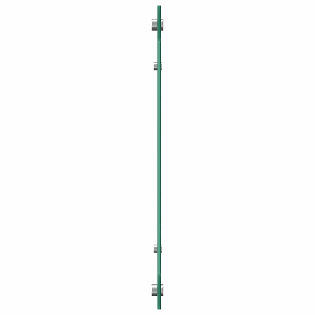 Kitchen Backsplash White 90 x 60 cm Tempered Glass