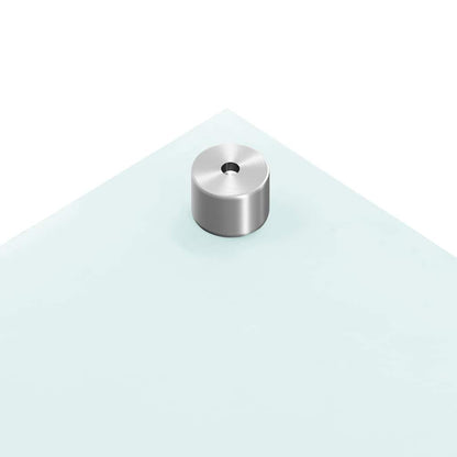 Kitchen Backsplash White 90 x 60 cm Tempered Glass