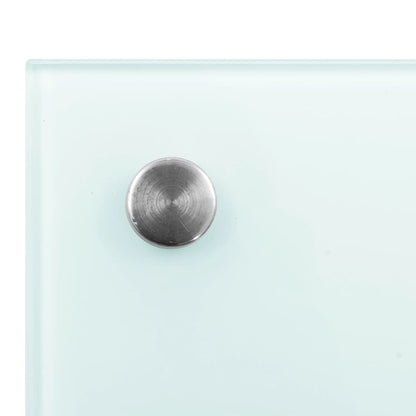 Kitchen Backsplash Milk 100 x 50 cm Tempered Glass