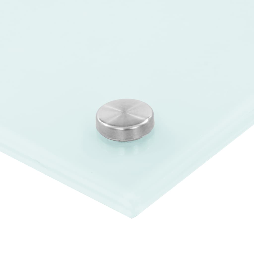 Kitchen Backsplash Milk 100 x 50 cm Tempered Glass