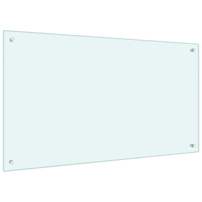 Kitchen Backsplash Milk 100 x 60 cm Tempered Glass