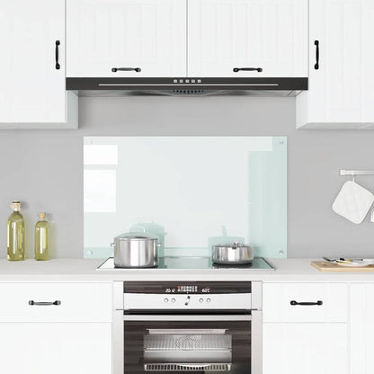 Kitchen Backsplash Milk 100 x 60 cm Tempered Glass
