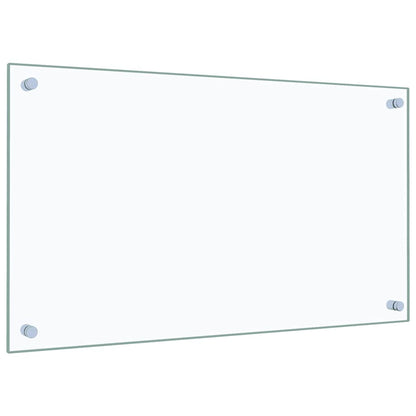 Kitchen Backsplash Transparent 70 x 40 cm Tempered Glass