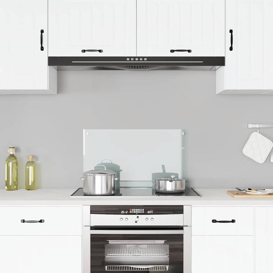 Kitchen Backsplash Transparent 70 x 40 cm Tempered Glass