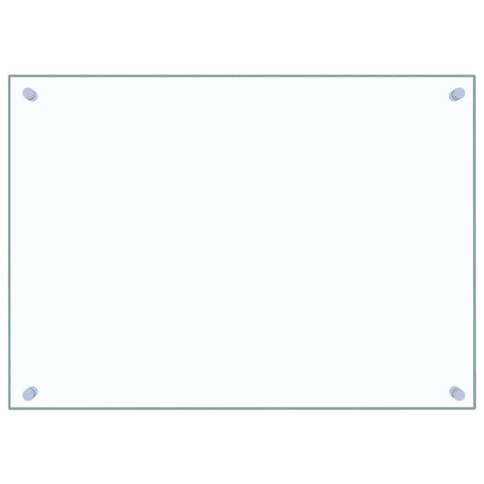 Kitchen Backsplash Transparent 70 x 50 cm Tempered Glass