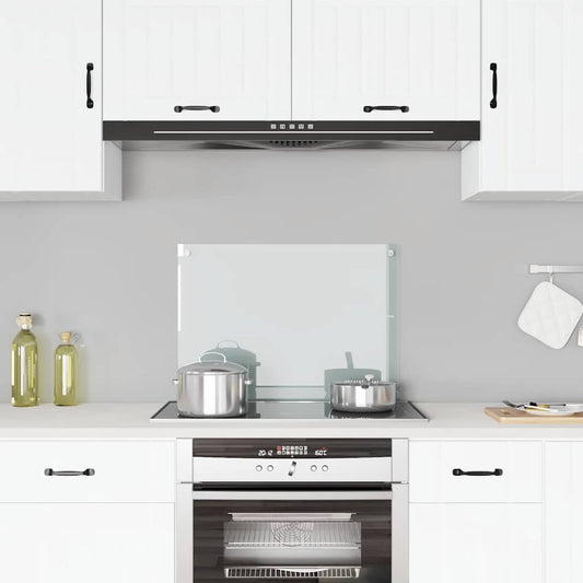 Kitchen Backsplash Transparent 70 x 50 cm Tempered Glass