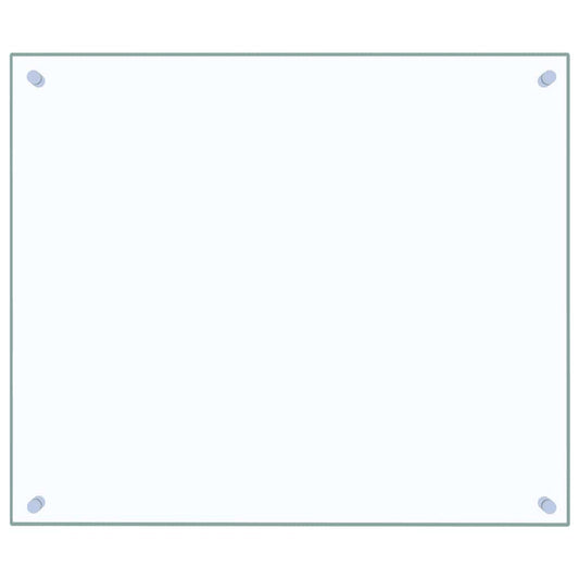 Kitchen Backsplash Transparent 70 x 60 cm Tempered Glass