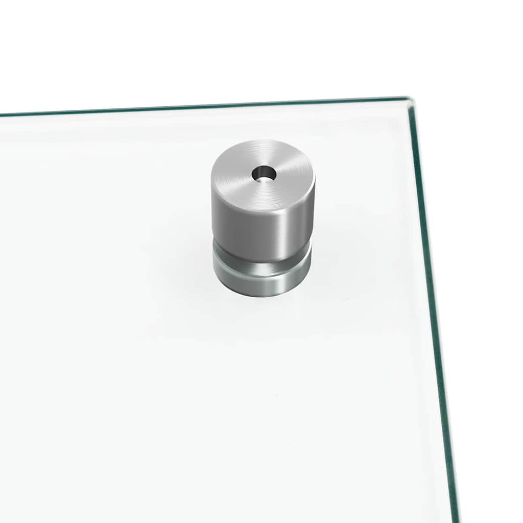 Kitchen Backsplash Transparent 90 x 60 cm Tempered Glass