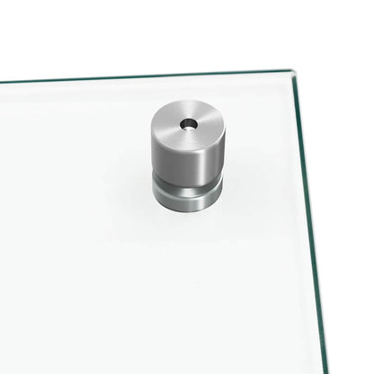 Kitchen Backsplash Transparent 90 x 60 cm Tempered Glass