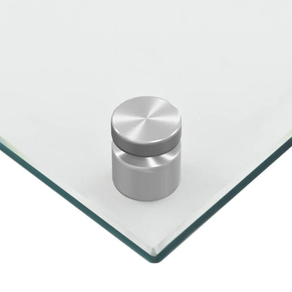 Kitchen Backsplash Transparent 90 x 60 cm Tempered Glass