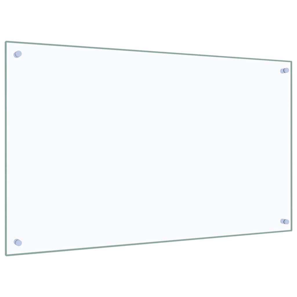 Kitchen Backsplash Transparent 100 x 60 cm Tempered Glass
