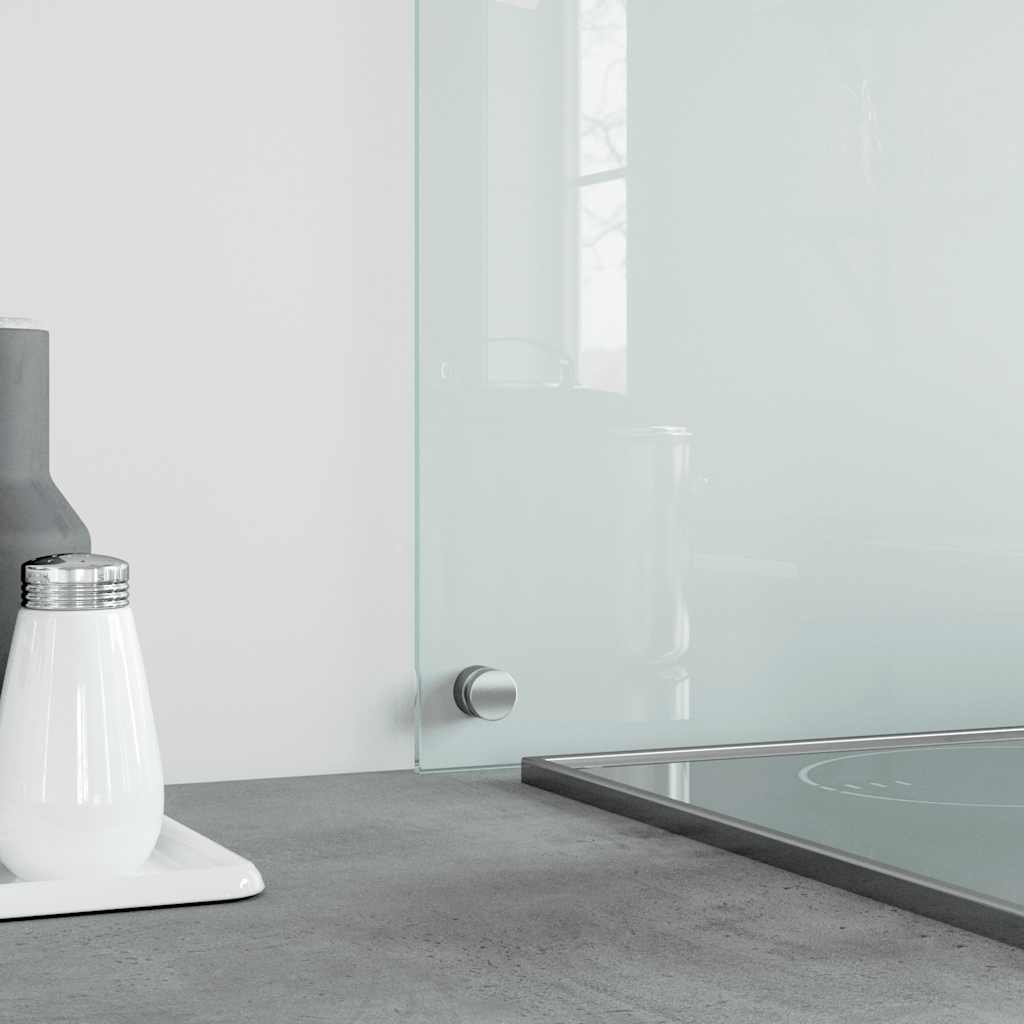 Kitchen Backsplash Black 70 x 40 cm Tempered Glass