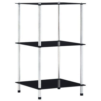 Shelf | Black | Tempered glass | Compact | Shelf | Square | Contemporary
