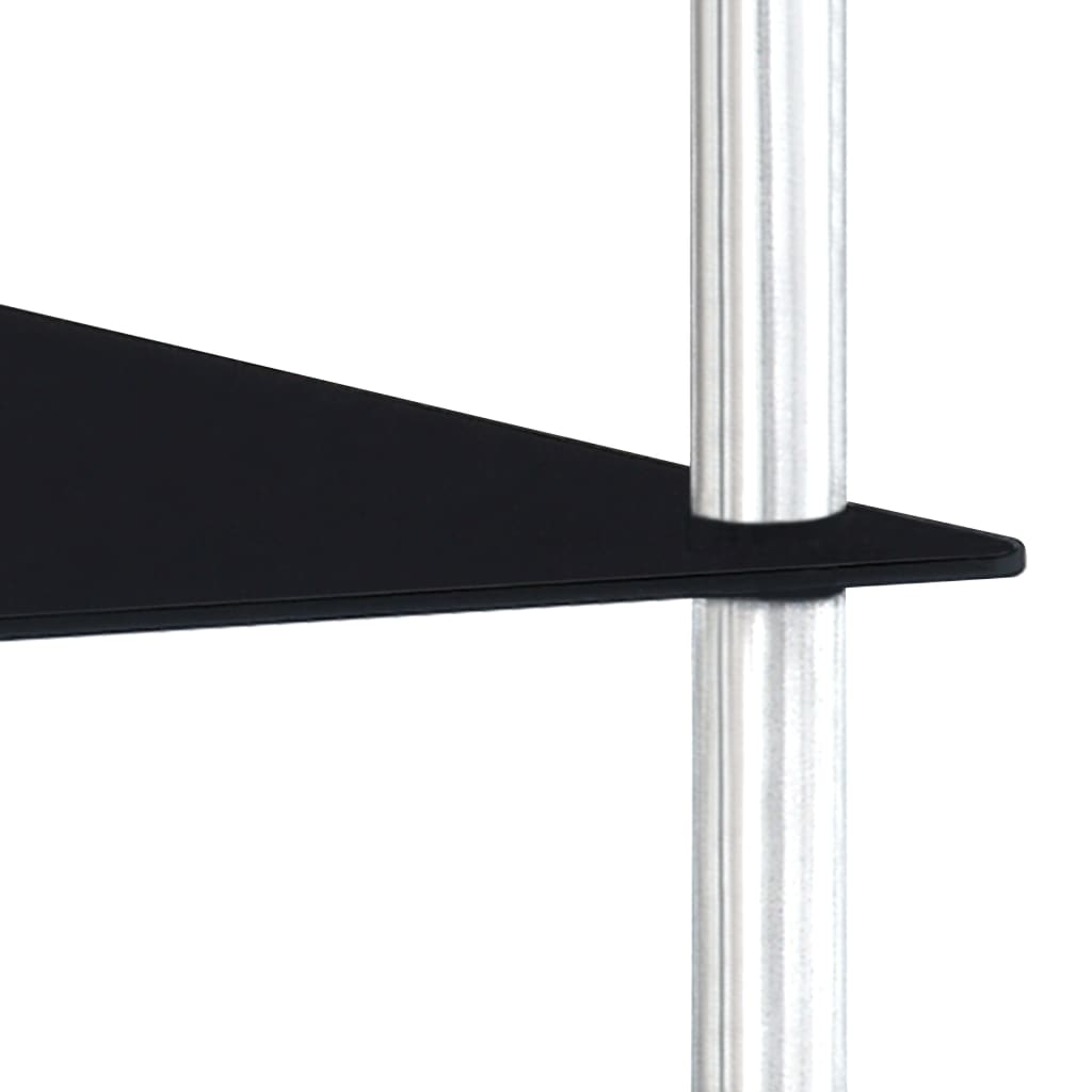 Shelf | Black | Tempered glass | Compact | Shelf | Square | Contemporary