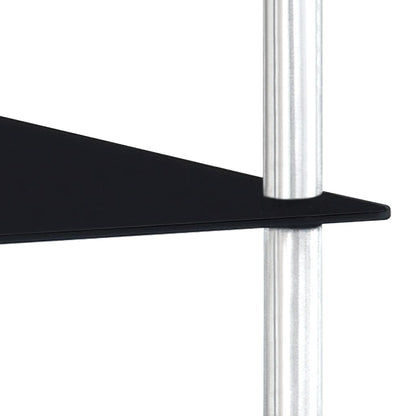Shelf | Black | Tempered glass | Compact | Shelf | Square | Contemporary