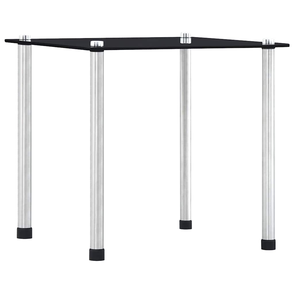 Nesting Tables 3 pcs Black Tempered Glass