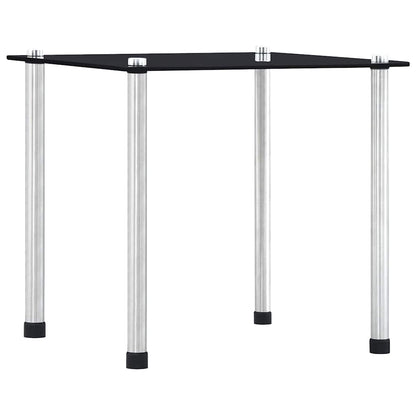 Nesting Tables 3 pcs Black Tempered Glass