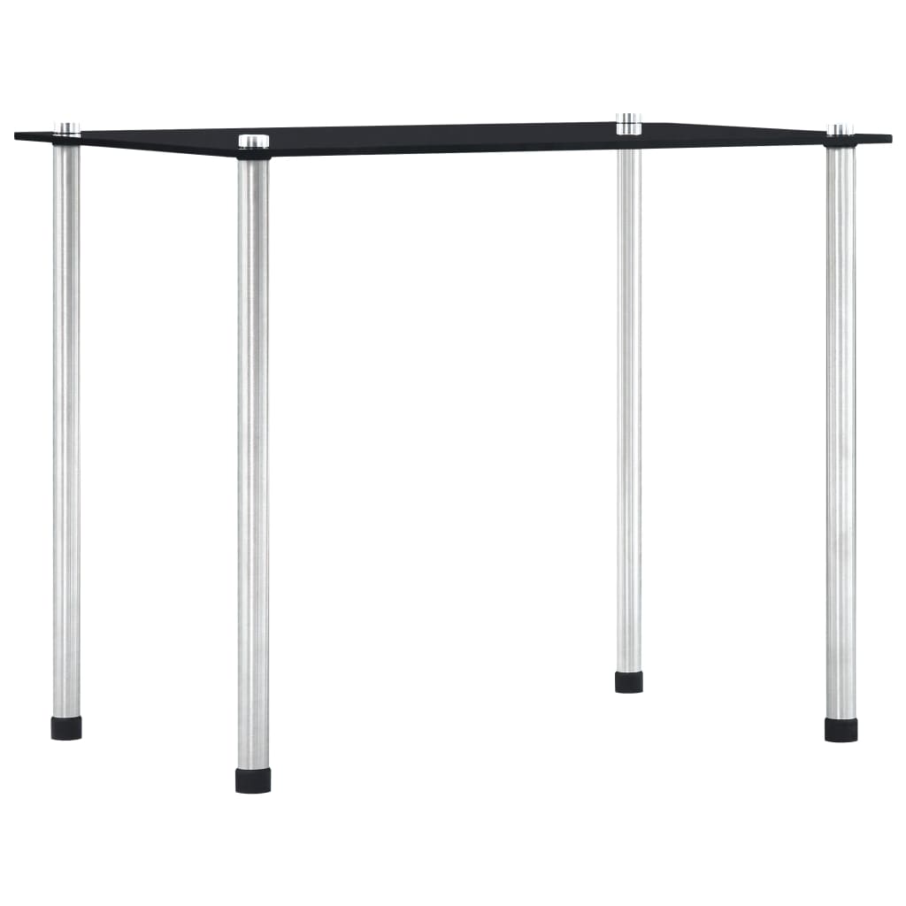 Nesting Tables 3 pcs Black Tempered Glass