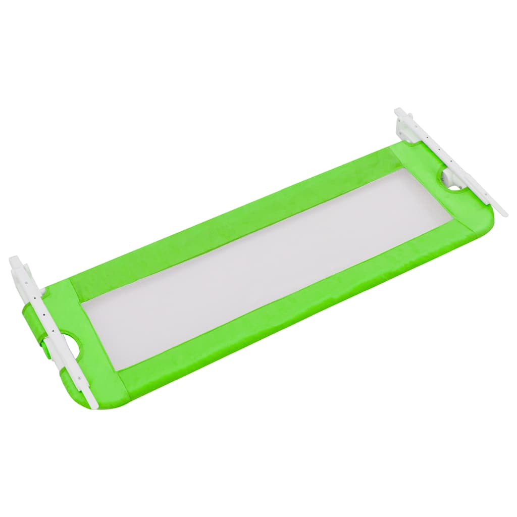 Toddler Safety Bed Rail Green 120x42 cm Polyester