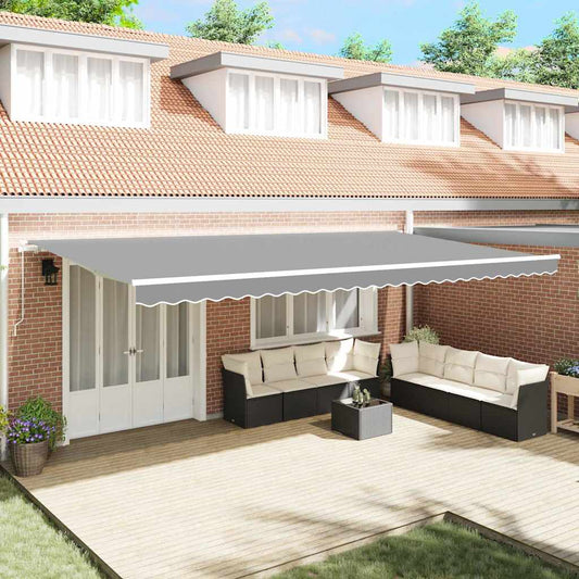 Awning Frame White 600 x 300 cm Aluminium