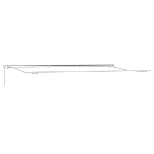 Awning Frame White 600 x 300 cm Aluminium