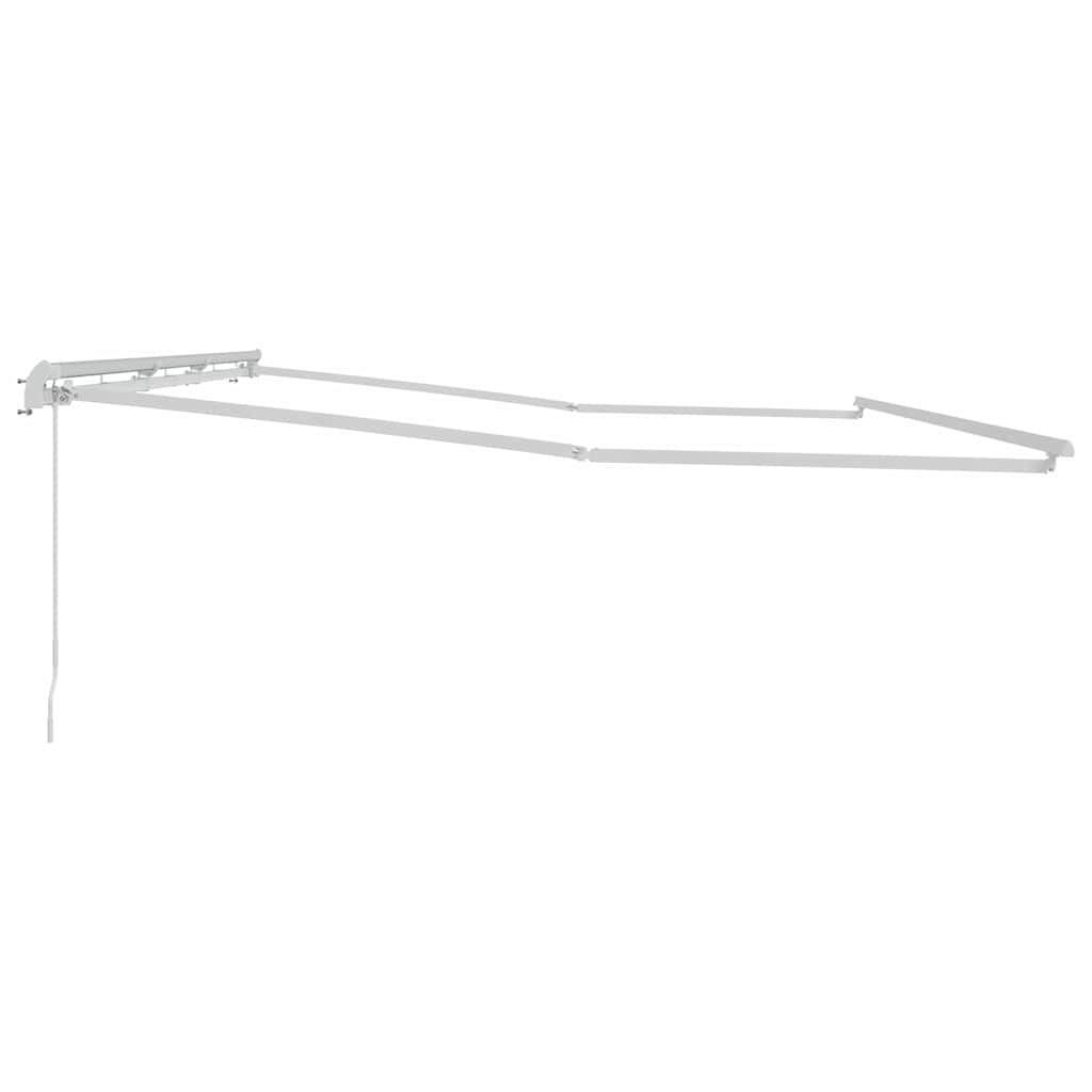 Awning Frame Manual White 600 x 300 cm Aluminium