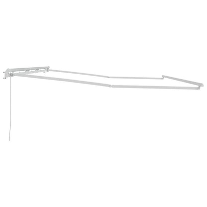 Awning Frame Manual White 600 x 300 cm Aluminium