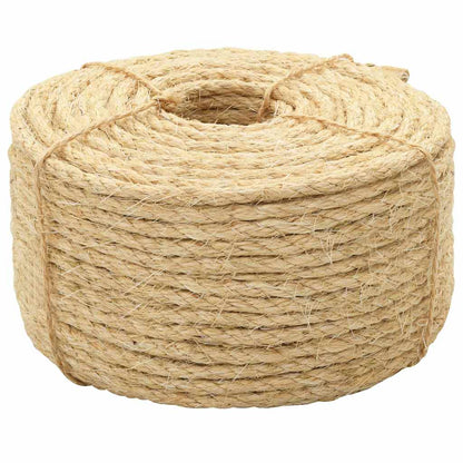 144794 vidaXL Rope 100% Sisal 8 mm 100 m