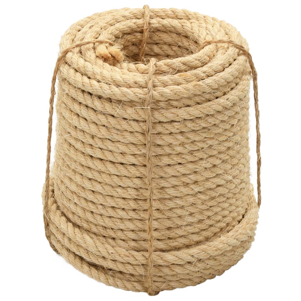 144802 vidaXL Rope 100% Sisal 12 mm 250 m