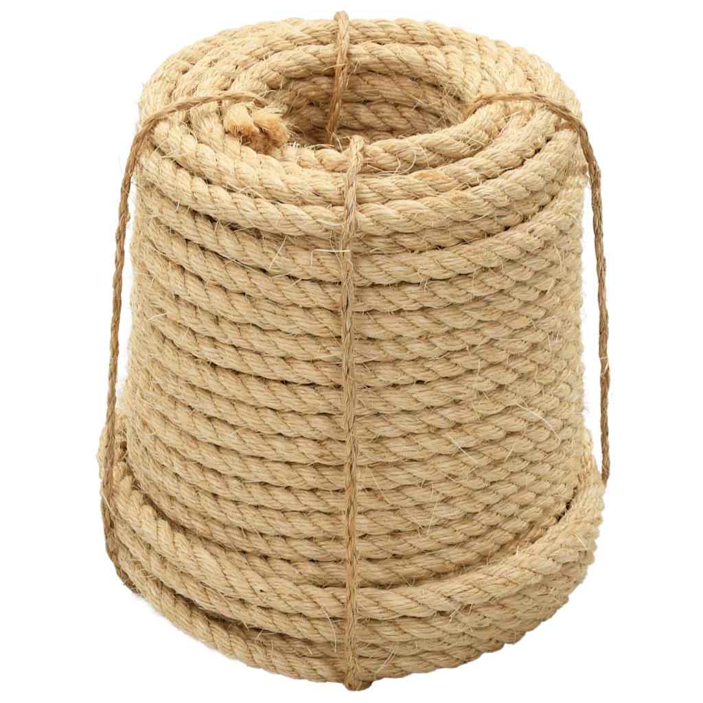 144807 vidaXL Rope 100% Sisal 20 mm 50 m