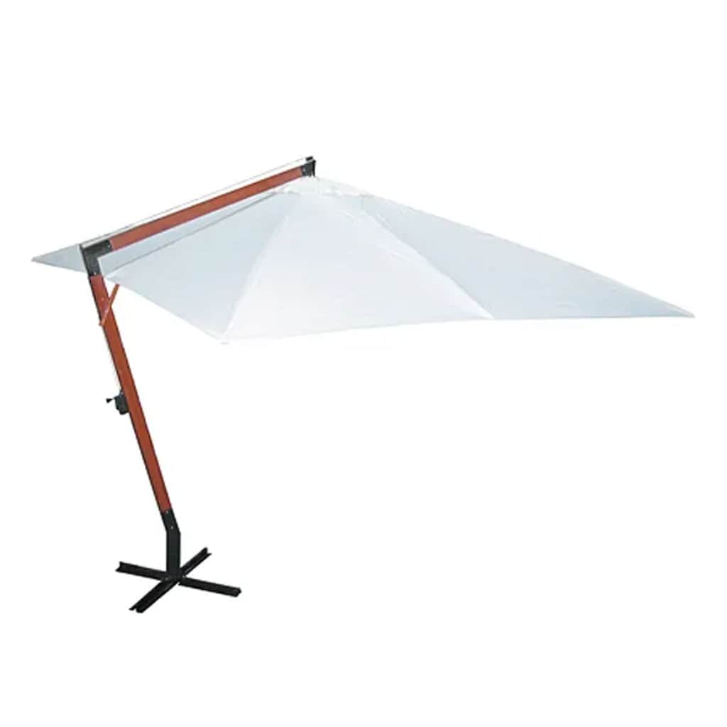 40081 vidaXL Parasol 300 x 400 cm White