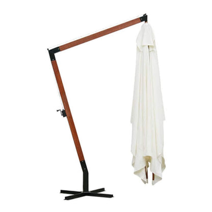 40081 vidaXL Parasol 300 x 400 cm White