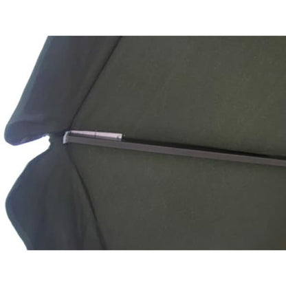 Garden Parasol | Green | Aluminium, Polyester | Large | Height-Adjustable