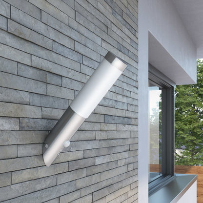 RVS Gardenlamp Wall Lamp Waterproof with Motion Detector