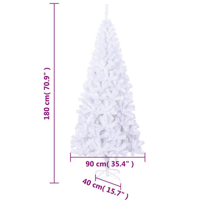 Christmas Tree | White | PVC, Plastic | Tall | Artificial Christmas Tree