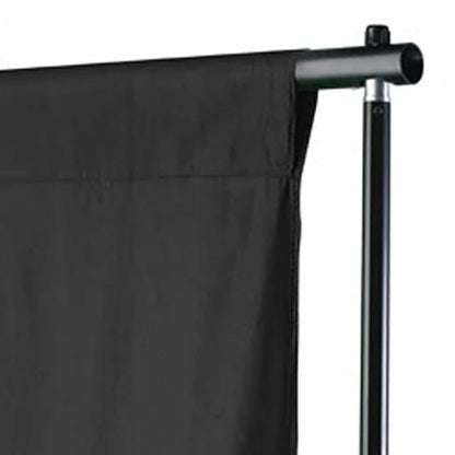 Backdrop Cotton without Stand Black 500x300 cm