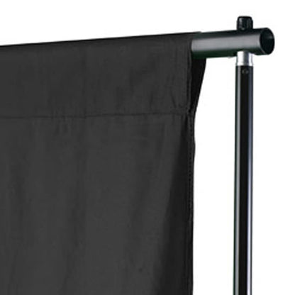 Backdrop Cotton without Stand Black 600x300 cm