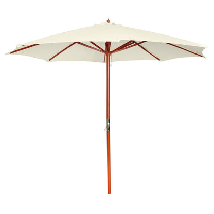 Garden Parasol 300x258 cm Sand White