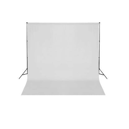 160062 vidaXL Backdrop Support System 600x300 cm White