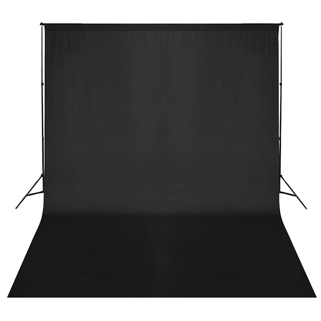 160067 vidaXL Backdrop Support System 300 x 300 cm Black