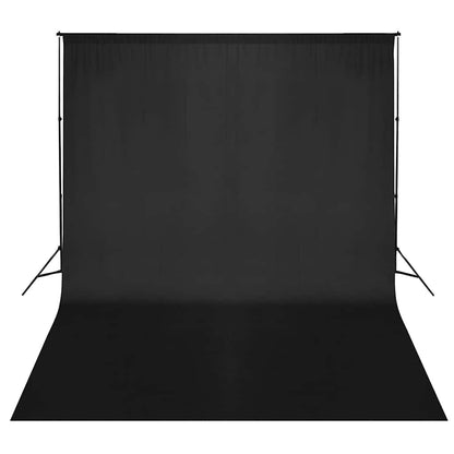 160067 vidaXL Backdrop Support System 300 x 300 cm Black