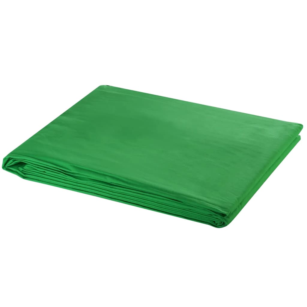 160069 vidaXL Backdrop Support System 500 x 300 cm Green