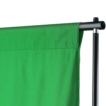 160069 vidaXL Backdrop Support System 500 x 300 cm Green